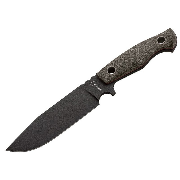 Нож Boker Plus Rold Black SK5, въглеродна стомана, черен