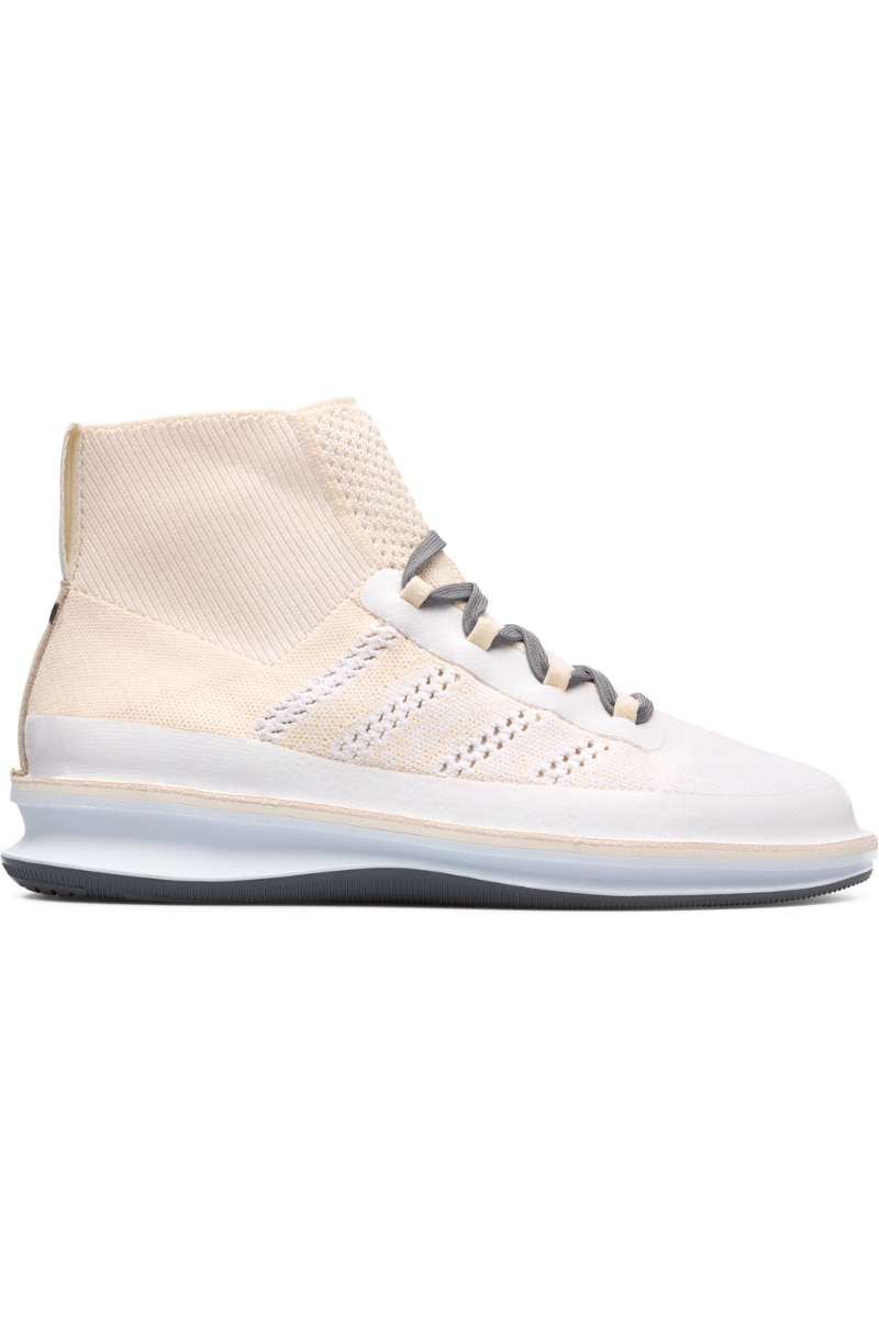 Pantofi sport inalti Rolling, Camper, Textil, 45, Alb