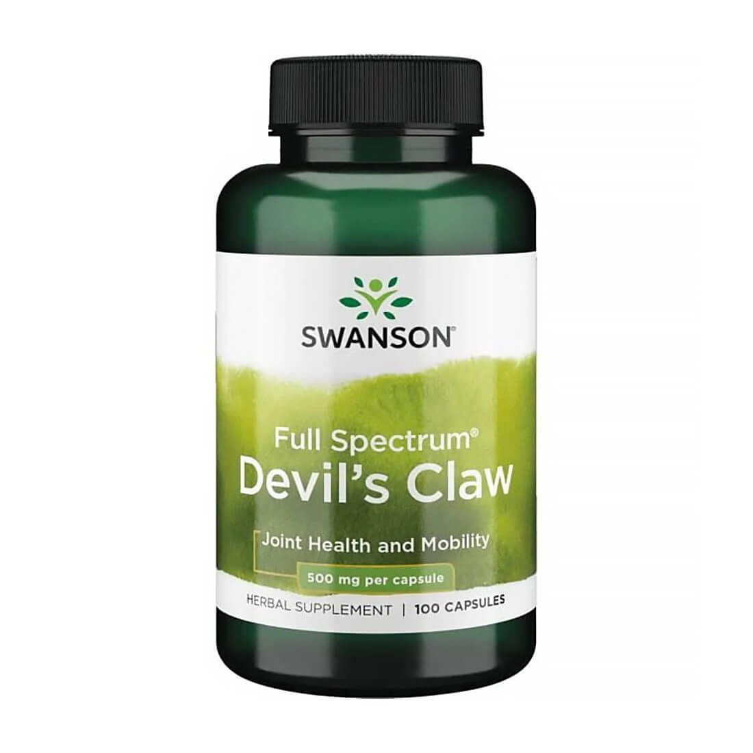 Supliment gheara diavolului Swanson 500mg, 100 capsule