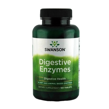 Enzime digestive Swanson, 180 capsule Enzime digestive Swanson, 180 capsule