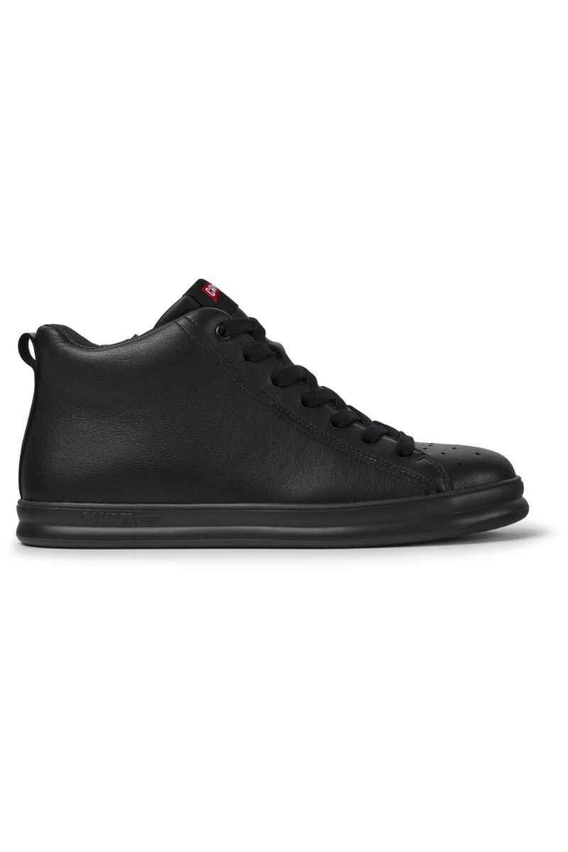 Pantofi sport inalti Runner Four, Camper, Piele naturala, 45Negru