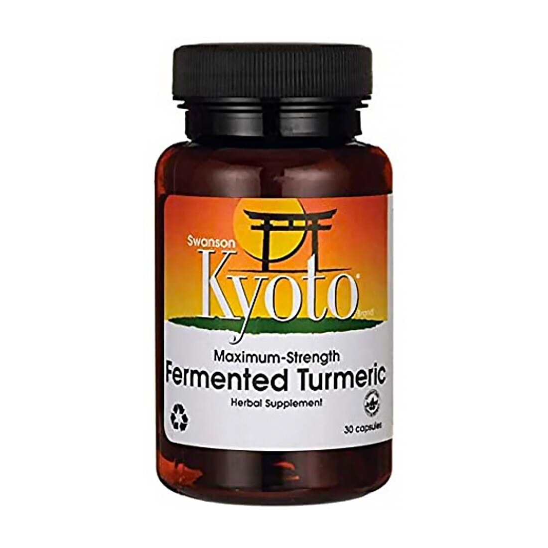 Turmeric fermentat Swanson Kyoto, 30 capsule