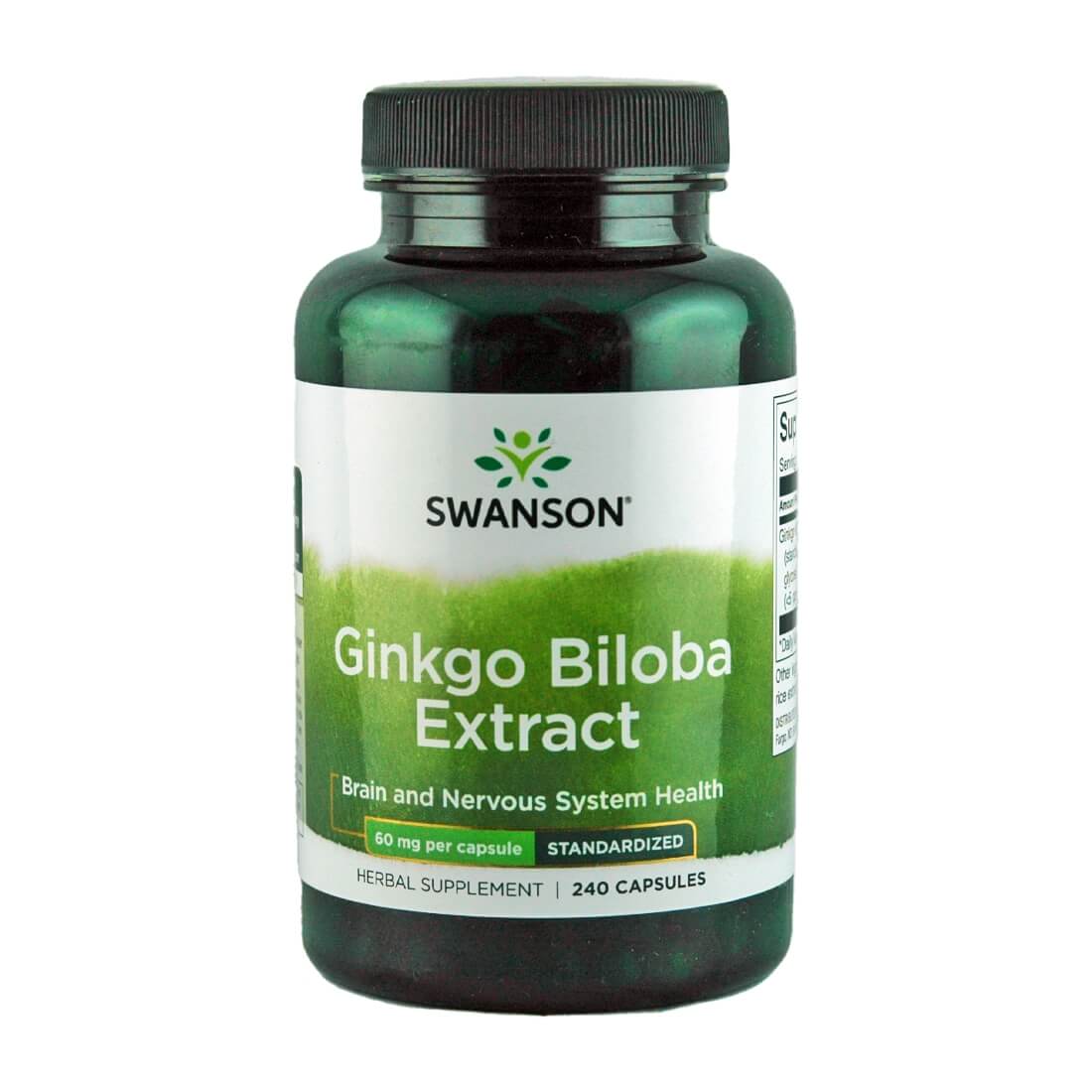 Extract de ginkgo biloba Swanson 60mg, 240 capsule