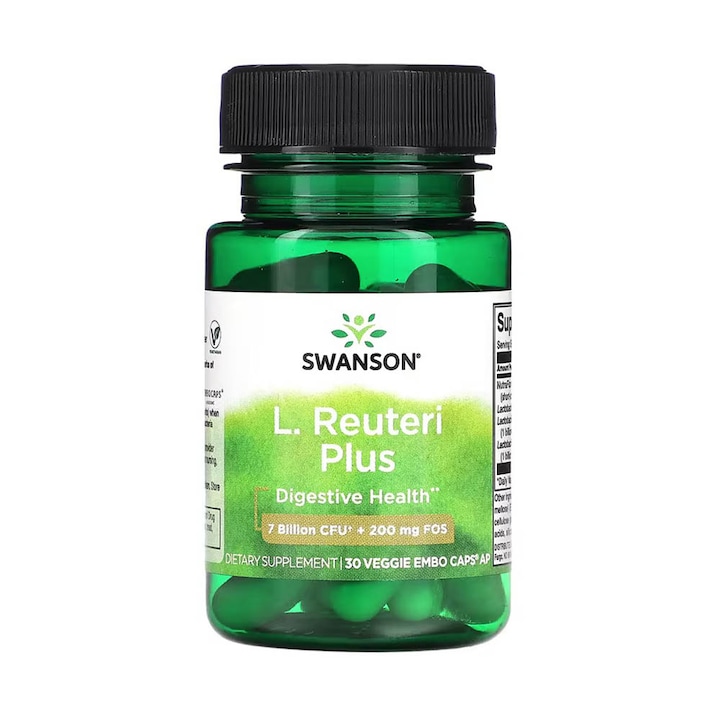 Lactobacillus Reuteri Plus, Swanson, 30 capsule SWA025