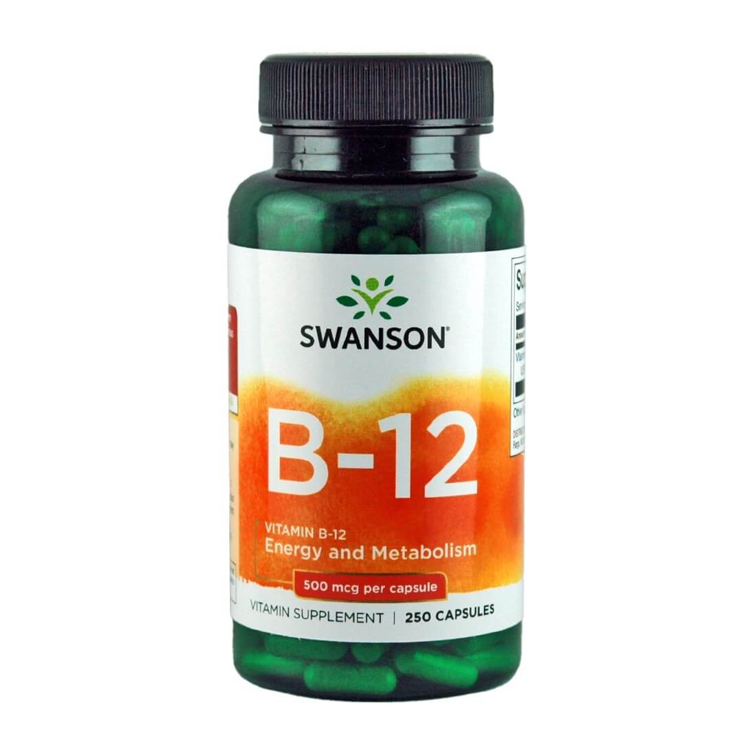 Vitamina B-12 Swanson 500mcg, 250 capsule