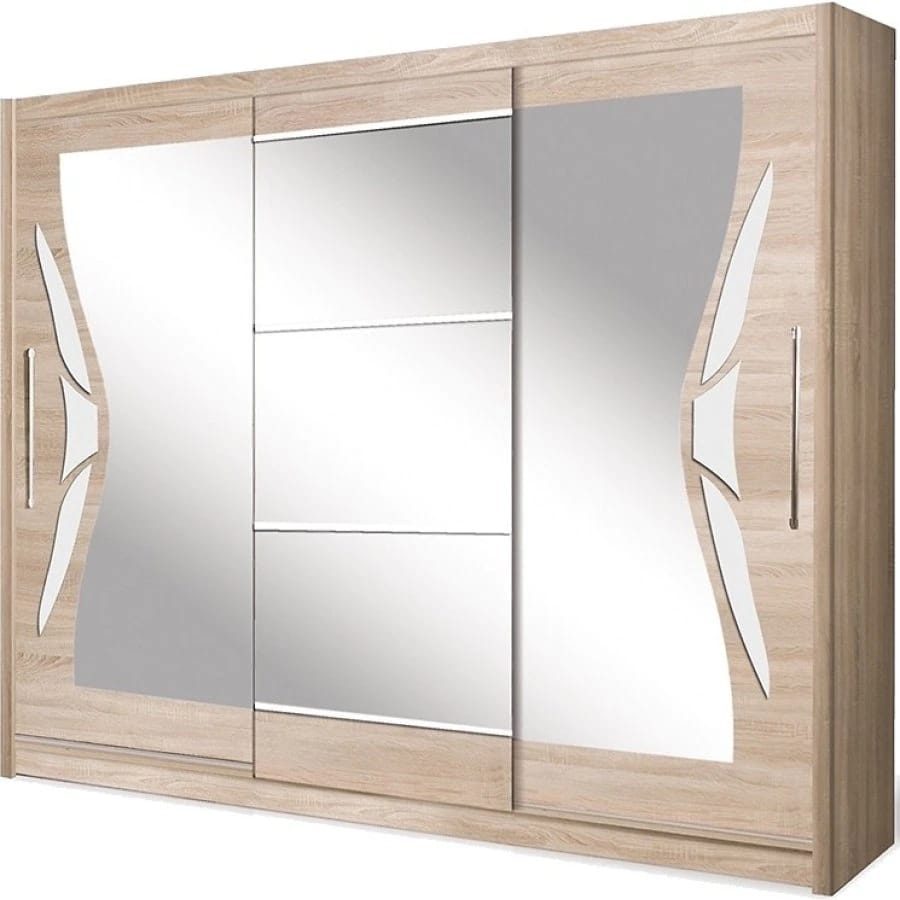 Dressing Marta 240, Lider Furniture®, culoare sonoma, 240cm lungime, 215cm inaltime,60cm adancime