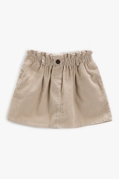 KOTON, Fusta mini din reiat, Maro camel KOTON, Fusta mini din reiat, Maro camel