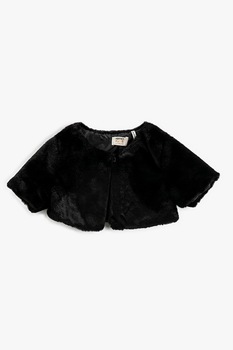 KOTON, Jacheta de blana sintetica, Negru KOTON, Jacheta de blana sintetica, Negru