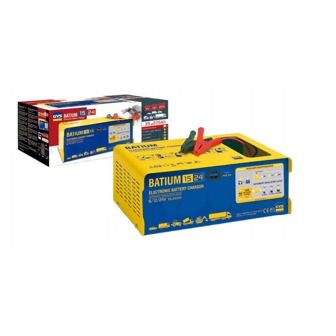 Redresor auto acumulatori 6/12/24V, Gystech 15.24