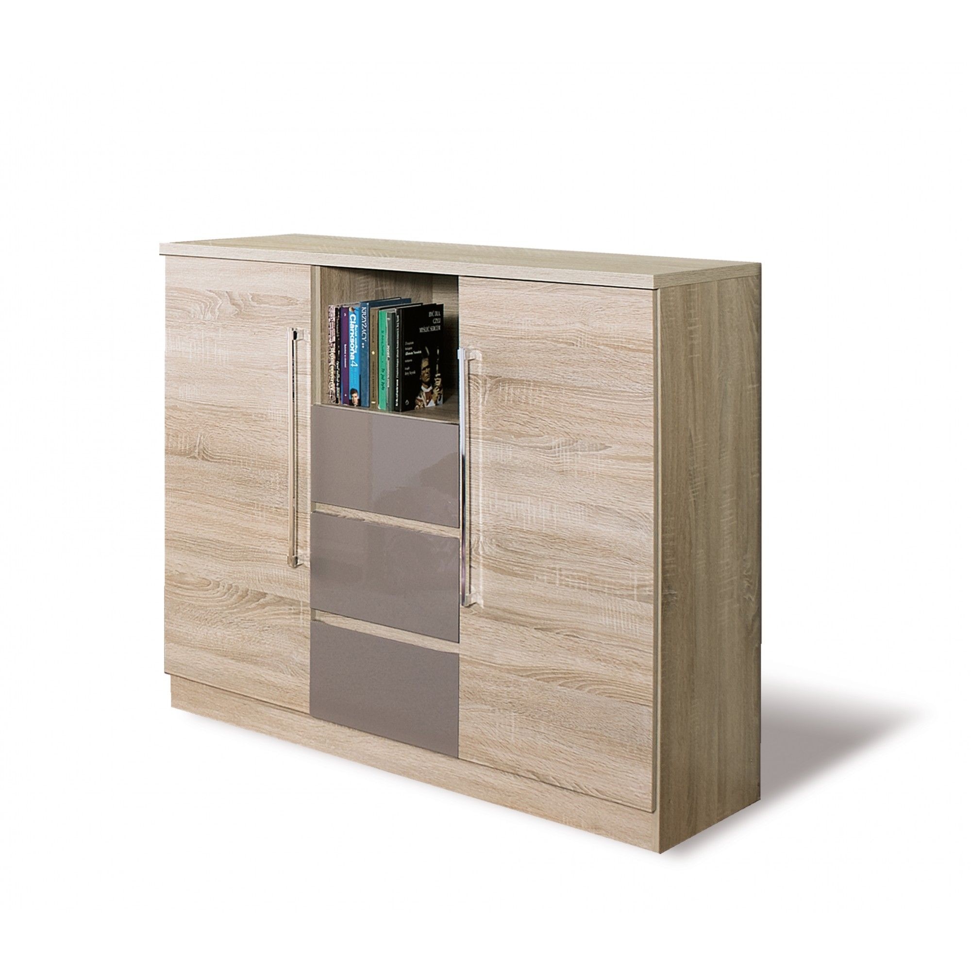 Comoda DX 2, CB, Finisaj Cappucino