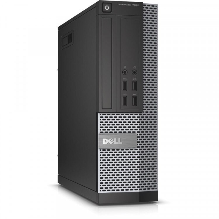 Sistem Desktop Dell 7020 SFF, Procesor Intel® Core™ i5-4570, 6M Cache, up to 3.60 GHz, 16 GB DDR3, 120 GB SSD, DVD-RW, Intel® HD Graphics 4600