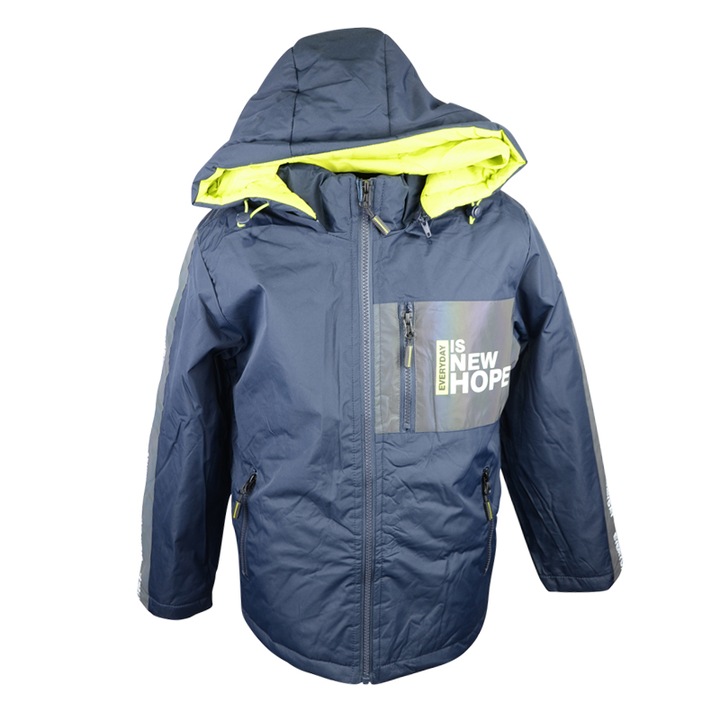 Geaca pentru baieti Happy HB-8321B-104, Bleumarin 61688