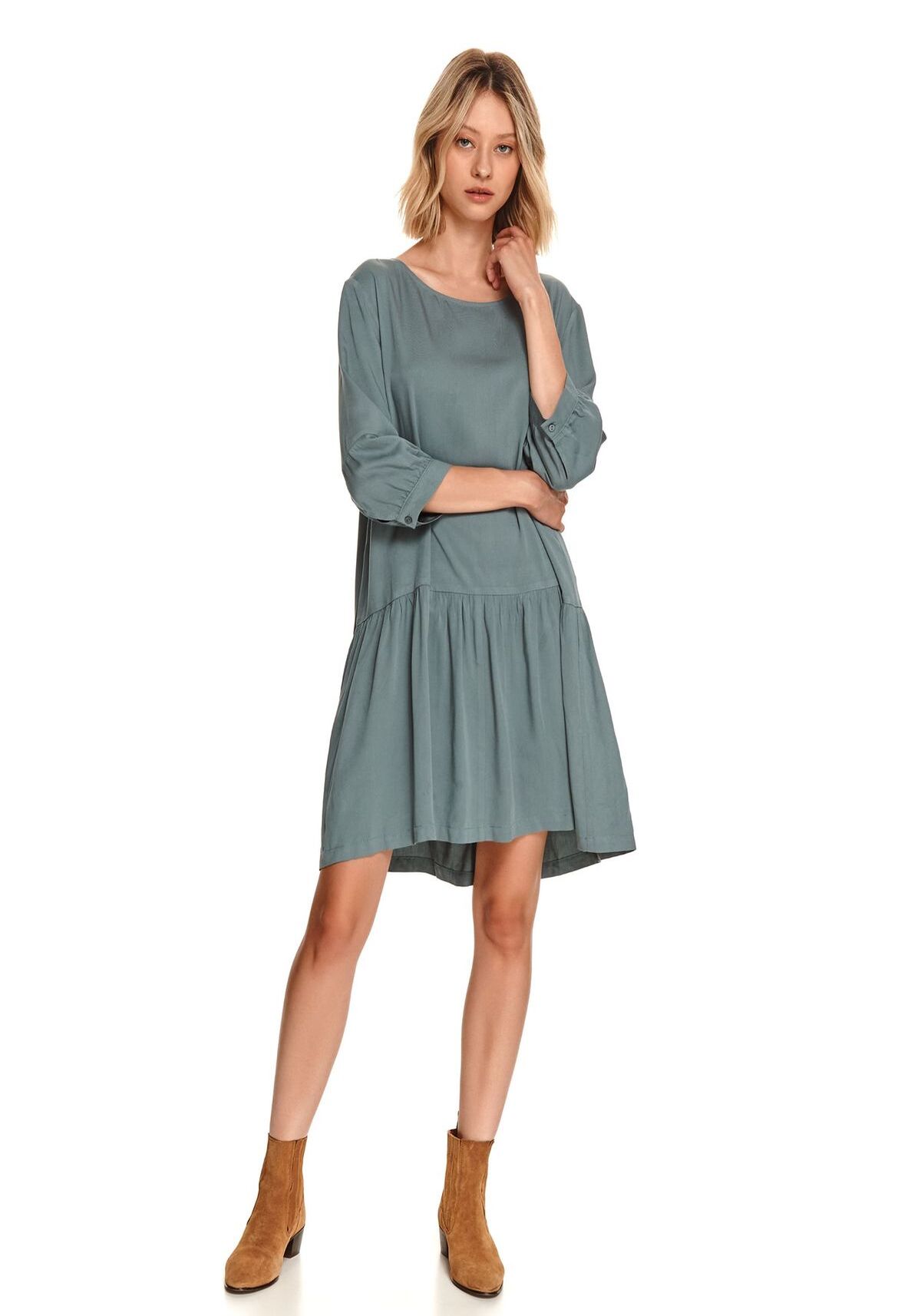 Rochie femei, TOP SECRET, SSU3564, Verde inchis
