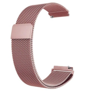 Curea Metalica tip Milanese, 20mm, Pink Curea Metalica tip Milanese, 20mm, Pink