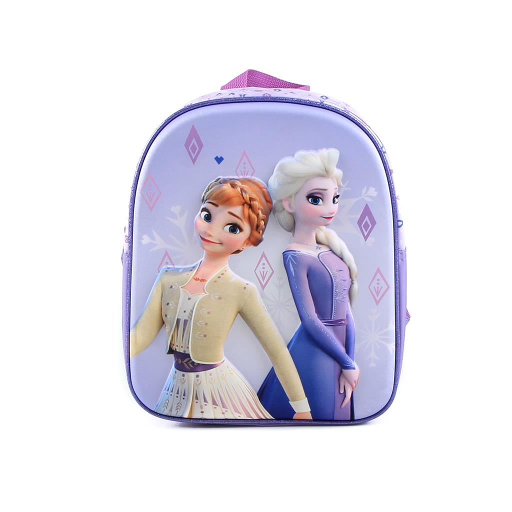Ghiozdan copii Disney - Frozen, design 3D, forma rotunjita, inaltime 31 cm