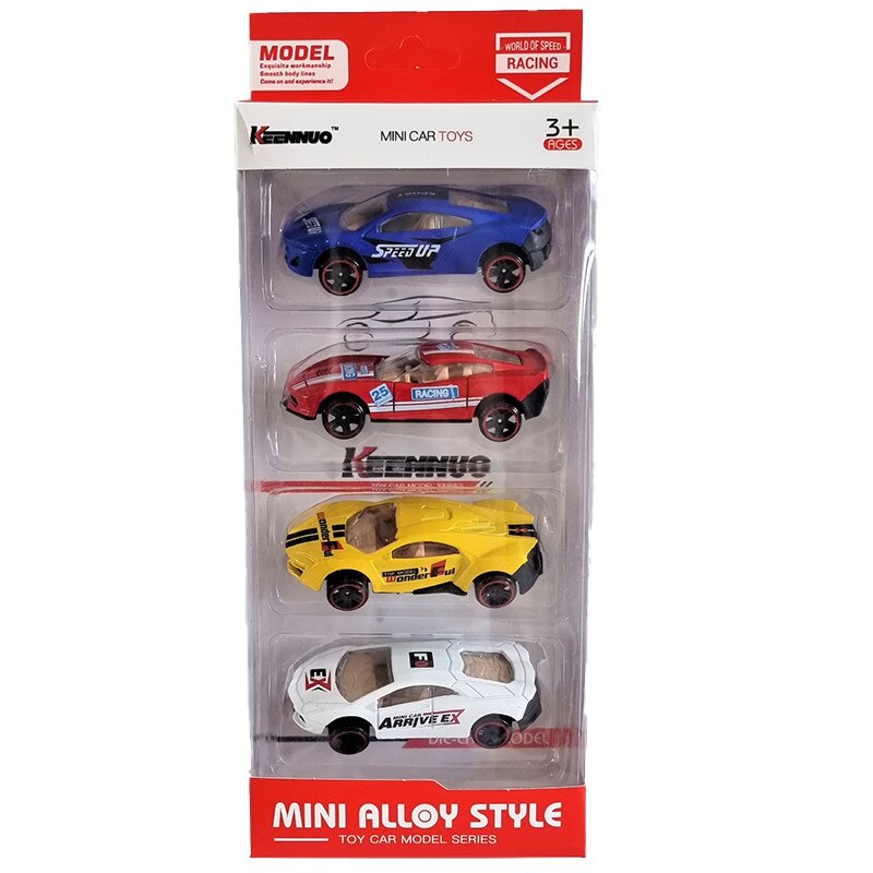 Set 4 masinute de raliu - Mini Alloy Style