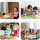 Set de constructie cu bormasina electrica XL, Nando, jucarie educativa si interactiva, 261 piese, 2D, 3D, copii 3-10 ani, Multicolor