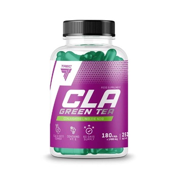 Supliment CLA si ceai verde, Trec Nutrition, 180 capsule Supliment CLA si ceai verde, Trec Nutrition, 180 capsule