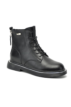 GOE, Ghete de piele cu logo, Negru GOE, Ghete de piele cu logo, Negru