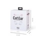 Casti wired pliabile, Urechi de pisica, Bluetooth 5.0, EP28, Handsfree, Alb