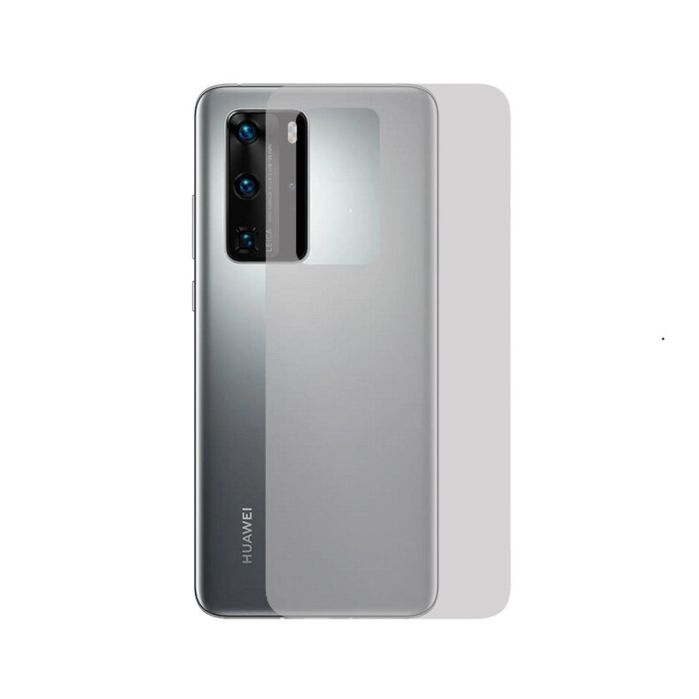 Folie protectie spate compatibila cu Huawei P40, flexibila, Transparenta, CRB-BBL2917
