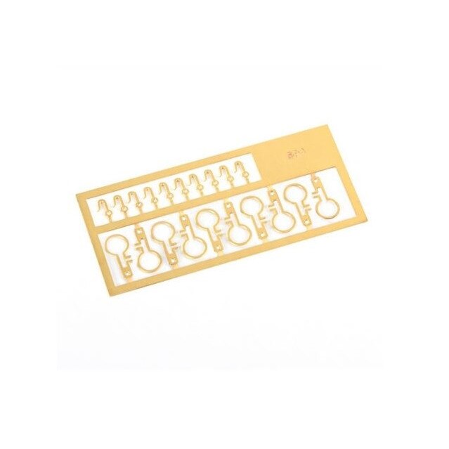 Set 10 buc carlige si fixari pentru capete de berbec Navomodelism, 5 mm