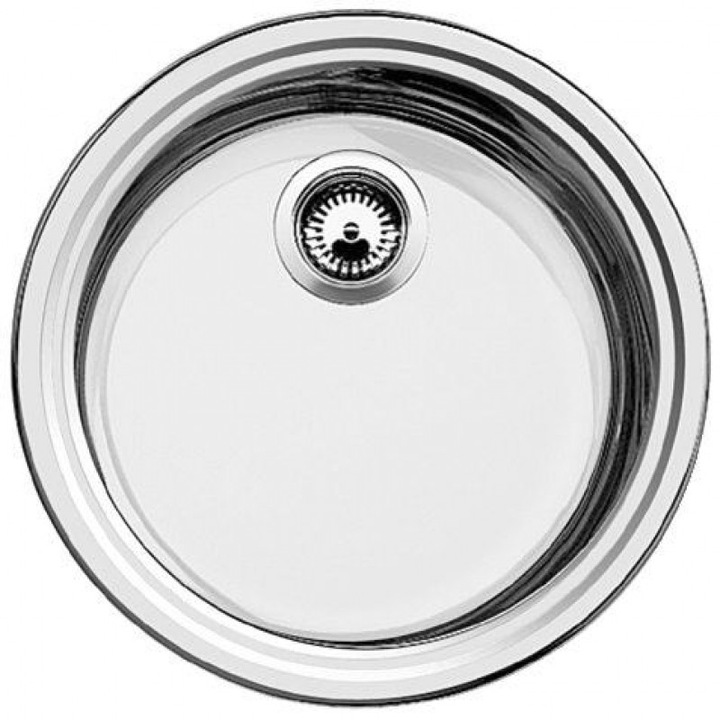 Chiuveta de bucatarie Blanco Rondosol IF, Inox, 45x39cm, Incorporabila, Crom
