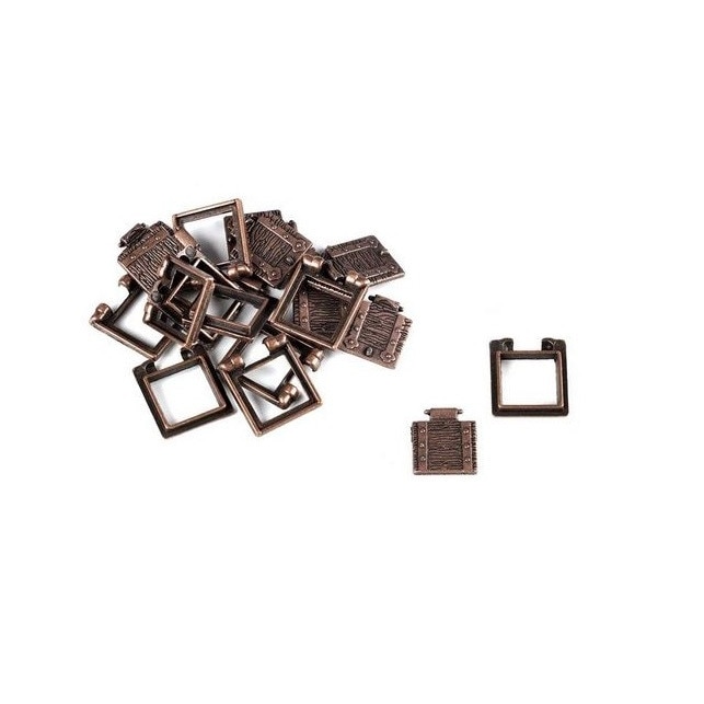 Set 10 capace din metal Sabord pentru Navomodele, 13x13 mm