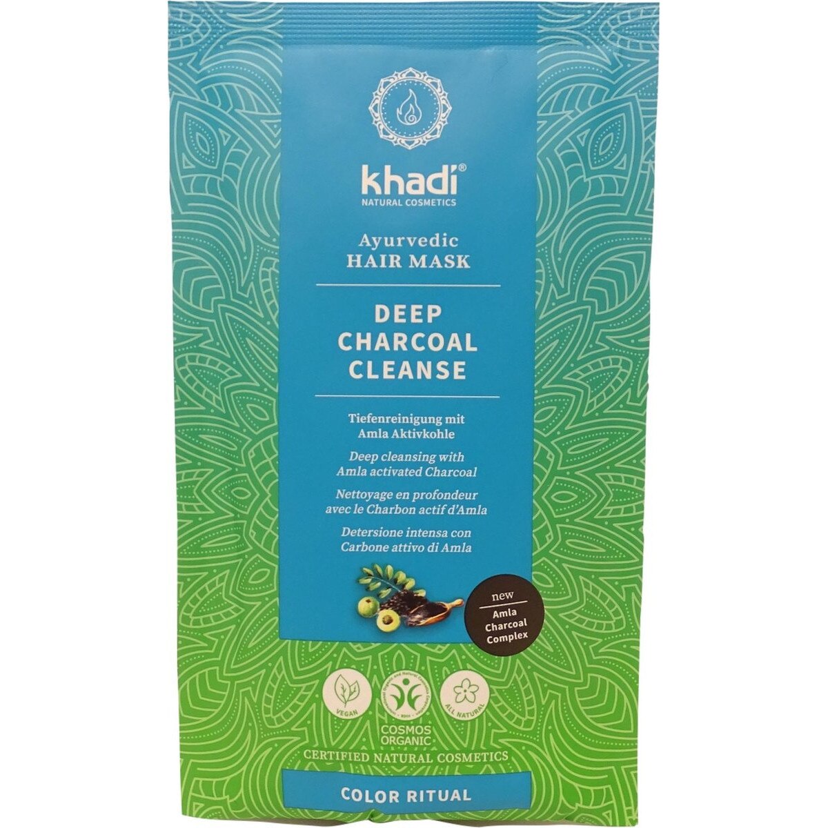 Masca inlaturare silicon Deep Charcoal - Khadi 50 g