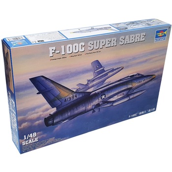 Kit de construit avion F-100C Super Sabre 1:48 Kit de construit avion F-100C Super Sabre 1:48