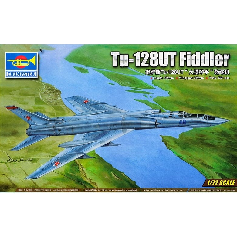 Kit de construit avion Tupolev-128UT Fiddler 1:72
