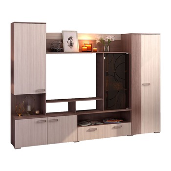 Set living Siena, 260x41x194cm, shimo inchis Set living Siena, 260x41x194cm, shimo inchis