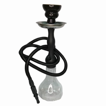 Narghilea profesionala Black Witch, 1 furtun, 35 cm, neagra Narghilea profesionala Black Witch, 1 furtun, 35 cm, neagra