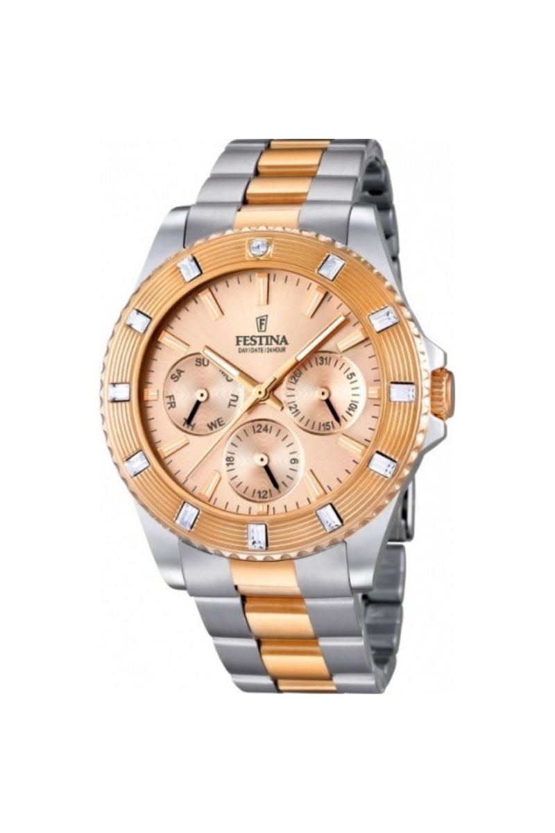 Ceas dama Festina, F16695 / 2, Argintiu/Auriu