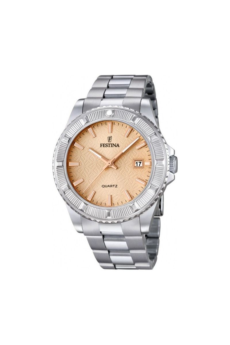 Ceas unisex Festina, F16684 / 2, Argintiu/Auriu