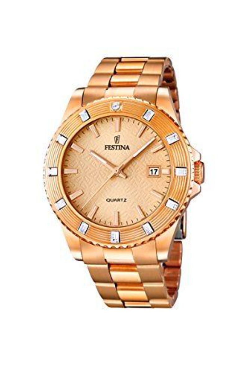 Ceas dama Festina, F16787 / 2, Auriu