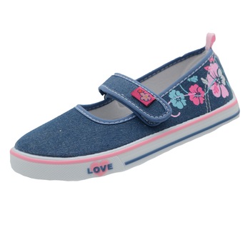 Pantofi din panza pentru fete American Club TEN18/21, Albastru 55057 Pantofi din panza pentru fete American Club TEN18/21, Albastru 55057