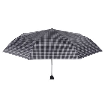 Umbrela mini pentru femei Perletti, pentru soare sau ploaie, rezistenta, design scotian, Albastru inchis Umbrela mini pentru femei Perletti, pentru soare sau ploaie, rezistenta, design scotian, Albastru inchis