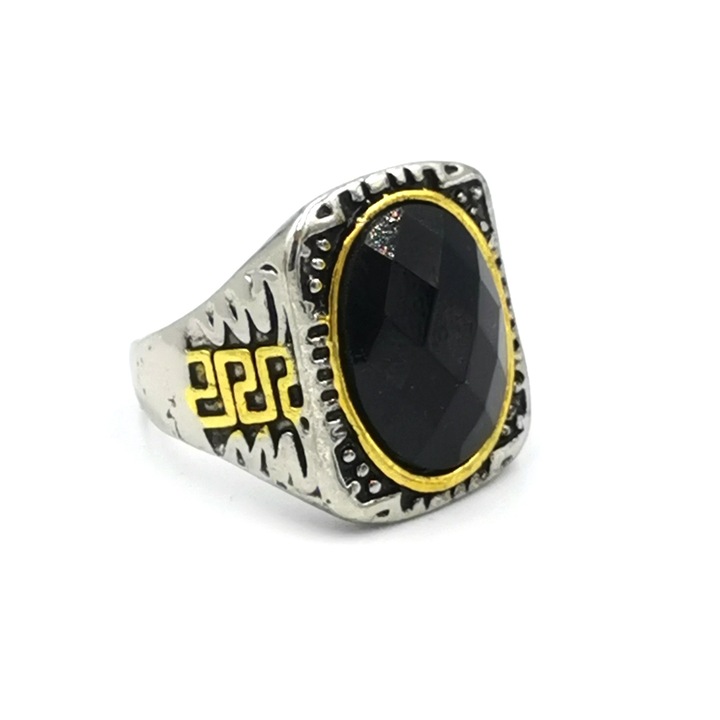 Inel barbati Nevermore® model Black tone