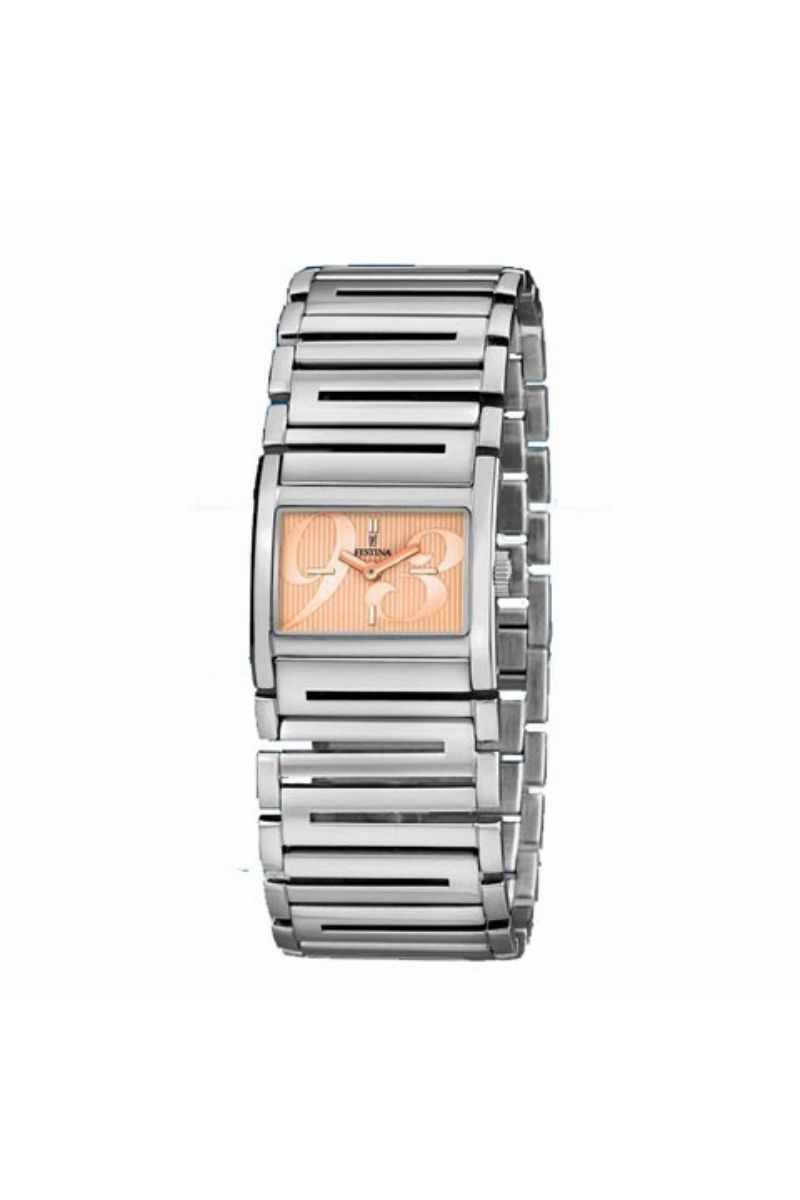 Ceas dama Festina, F16773 / 2, Argintiu/Bej