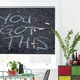 Roleta Art Shade tip Jaluzea cu Rulou si sistem inclus, Art Star, Creta pe asfalt, Mesaje, Decoratiuni, Latime 70 cm x Inaltime 130 cm