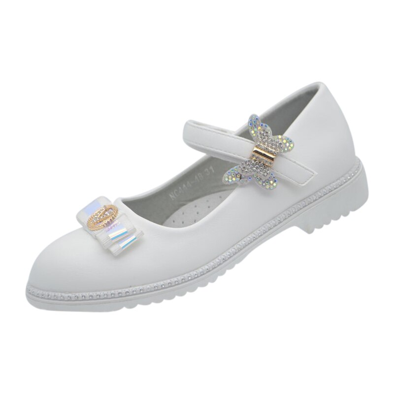 Pantofi pentru fete Bessky NC444-4B-30, Alb 62254