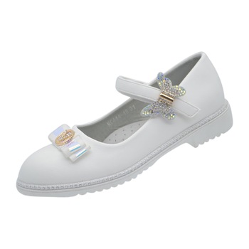 Pantofi pentru fete Bessky NC444-4B-30, Alb 62254 Pantofi pentru fete Bessky NC444-4B-30, Alb 62254