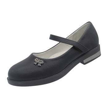Pantofi pentru fete Bessky YJ9135-2-35, Negru 62262 Pantofi pentru fete Bessky YJ9135-2-35, Negru 62262
