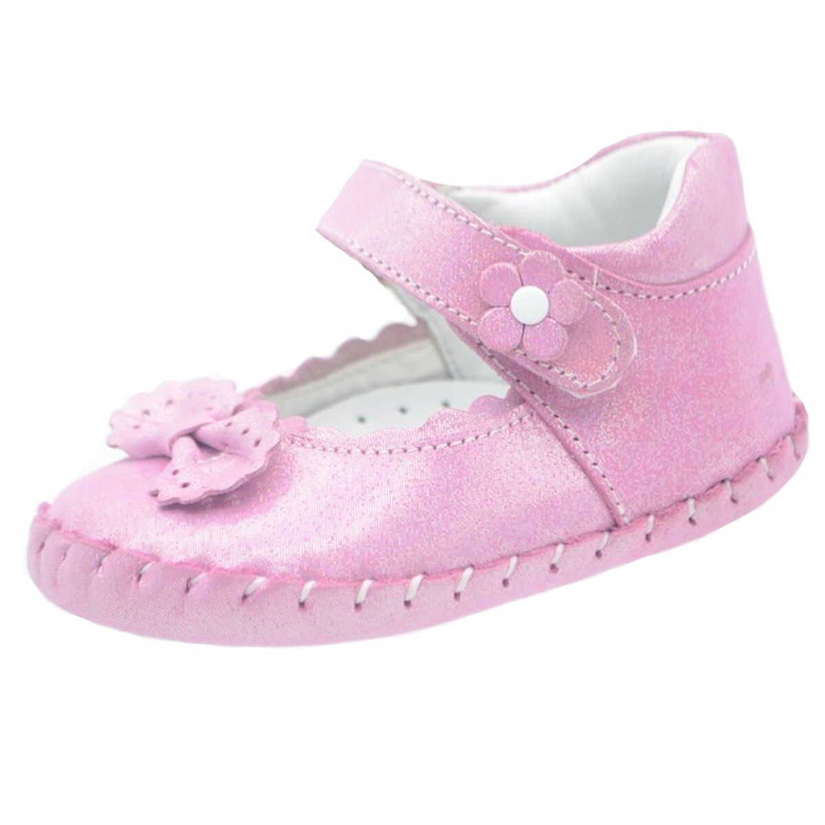 Pantofi din piele pentru fete Small Foot SMFT8F-18, Roz 59613