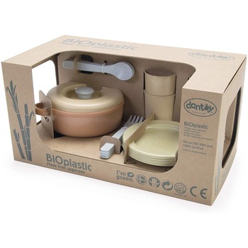 Set jucarie ustensile de bucatarie dantoy bio 22 de piese Set jucarie ustensile de bucatarie dantoy bio 22 de piese