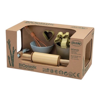 Set jucarie ustensile de gatit dantoy bio 11 piese Set jucarie ustensile de gatit dantoy bio 11 piese
