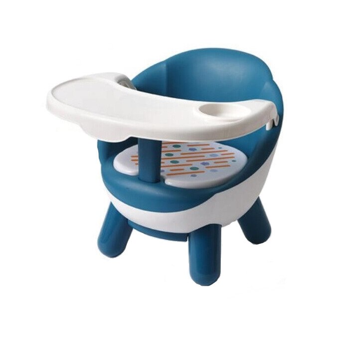 Scaun de masa inaltator Little Mom Booster Chair Blue