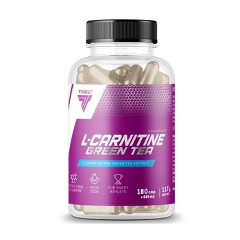 Trec Nutrition L-Carnitina si Ceai verde, 180 capsule Trec Nutrition L-Carnitina si Ceai verde, 180 capsule