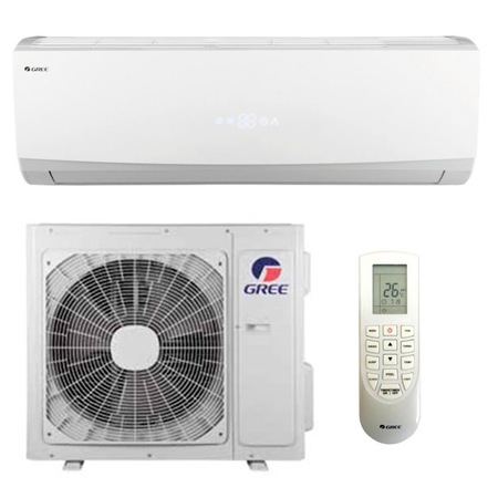 Aer conditionat Gree Lomo GWH12QB-K3DNC2C Inverter 12000 BTU, Clasa A++, Functie Turbo, Filtru Catechin, Auto-restart, Dezghetare inteligenta